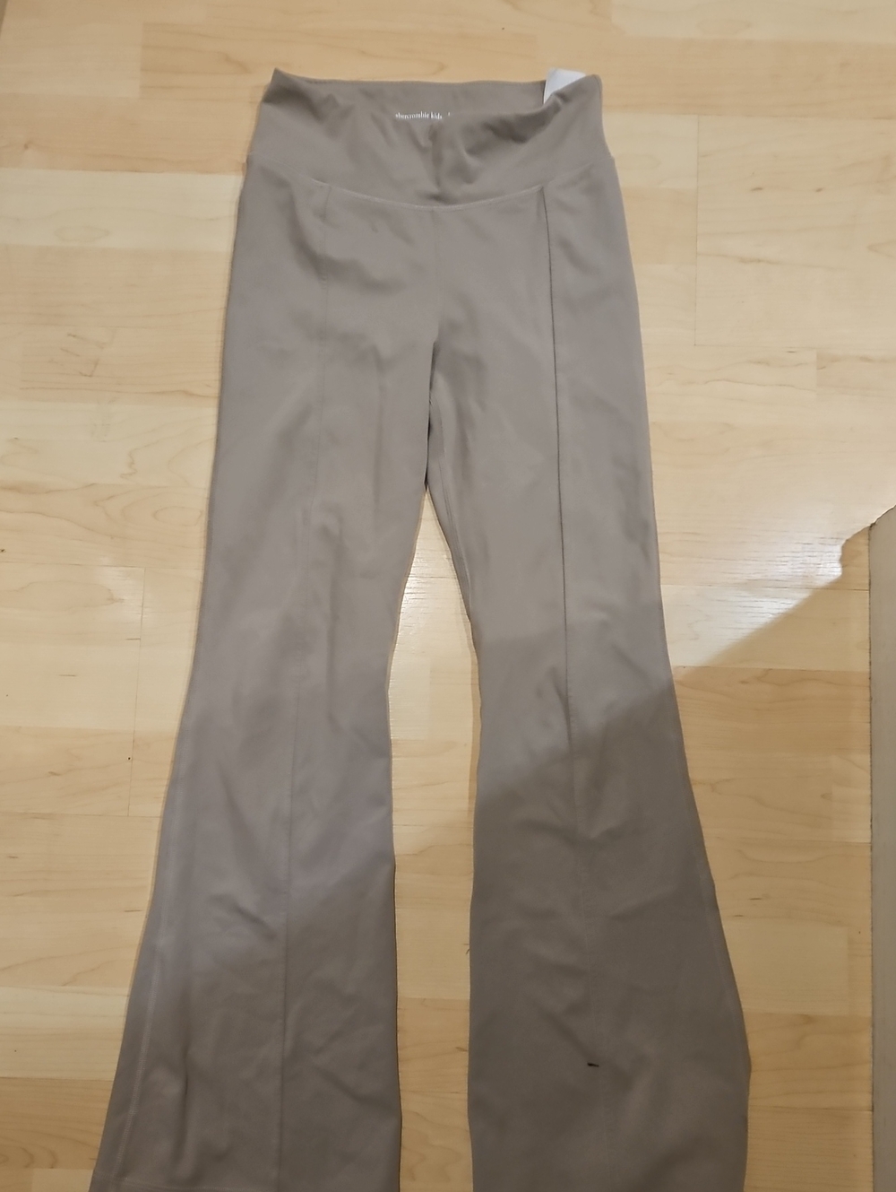 Taupe Gray Flare Leg Pants Girls 11/12